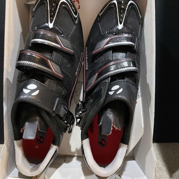 NEW Bontrager Road Race DLX Cycling Shoe BLACK/RED EU 48 US 14.5 main image 8